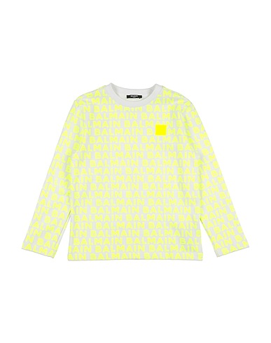 BALMAIN Sweatshirt Gelb 100% Baumwolle