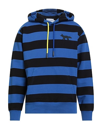 MAISON KITSUNÉ Hooded sweatshirt Blue 100% Cotton