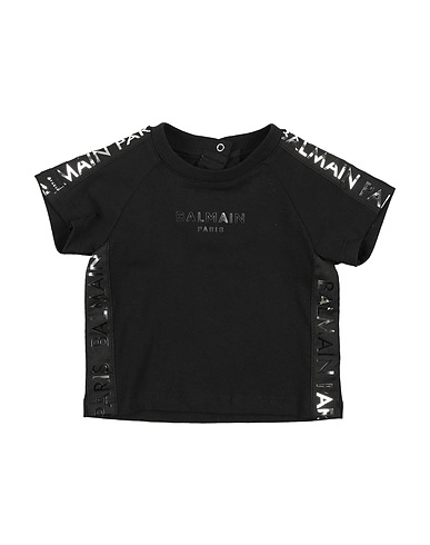 BALMAIN T-shirt Black 100% Cotton, Polyester