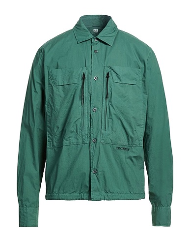 C.P. COMPANY Однотонная рубашка VERDE 100% Хлопок