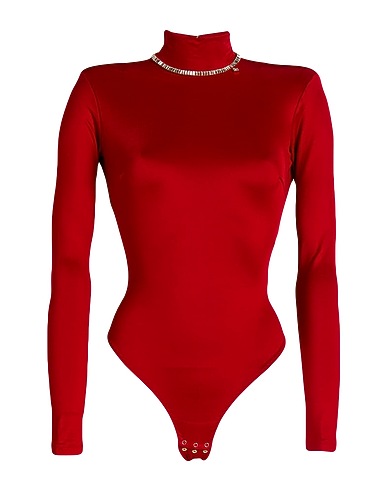 ELISABETTA FRANCHI TOPWEAR Red 96% Viscose, 4% Elastane