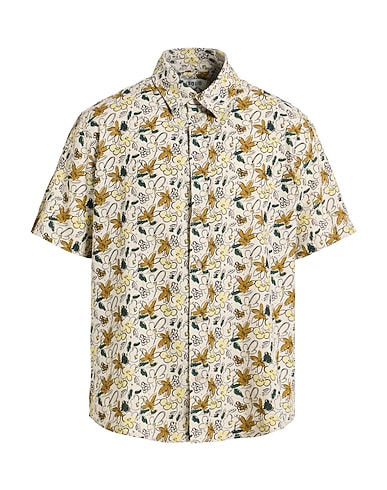 !SOLID Patterned shirt 58% Linen, 42% Viscose