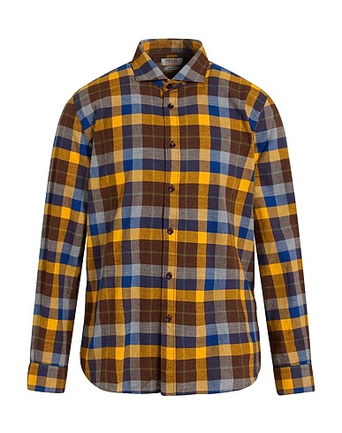 IMPURE Checked shirt Marigold 100% Cotton