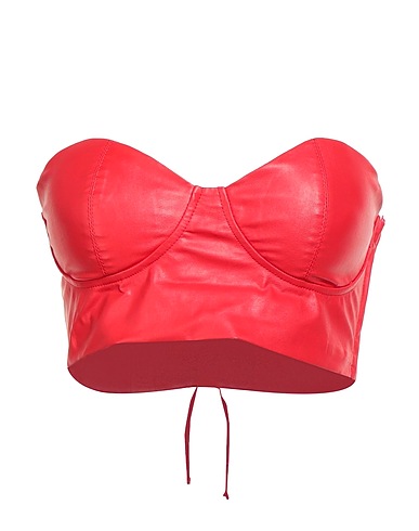 KONTATTO Top Rosso 50% Viscosa, 50% Poliuretano