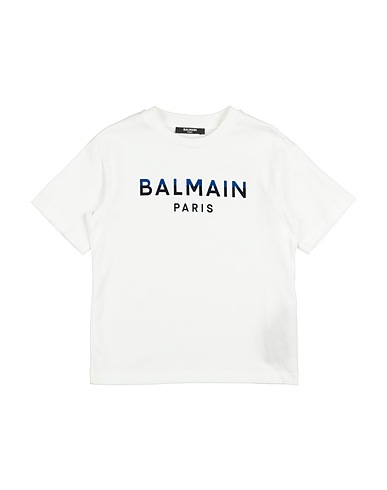 BALMAIN T-shirt Λευκό 100% Βαμβάκι