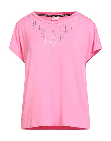 LIU •JO T-Shirt BETTER Rosa 95% Viskose, 5% Elastan
