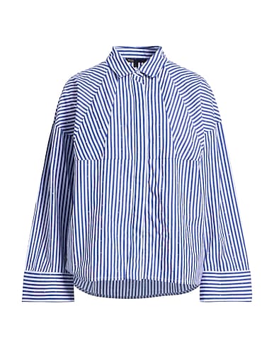 MAJE Camisas de rayas Azul marino 100% Algodón