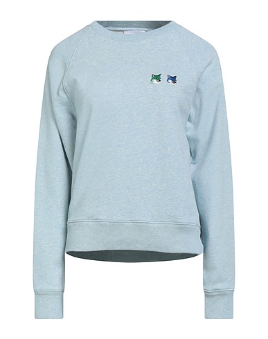 MAISON KITSUNÉ Sweatshirt Sky blue 100% Cotton