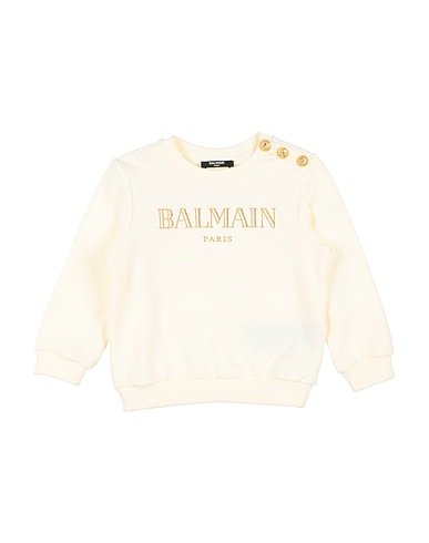 BALMAIN Sweatshirt Ivory 100% Cotton