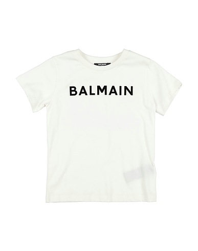 BALMAIN T-shirt Ivory 100% Cotton