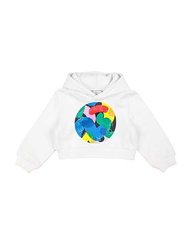 STELLA McCARTNEY KIDS Sweatshirt Weiß 80% Baumwolle, 20% Polyester