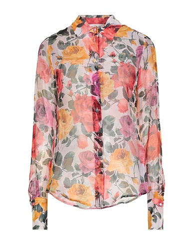 BLUGIRL Floral shirts & blouses Light pink 50% Silk, 50% Viscose