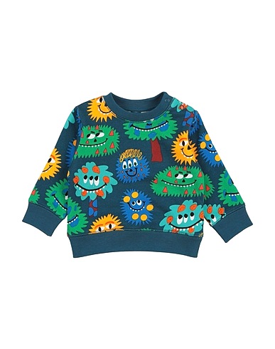 STELLA McCARTNEY KIDS Sweatshirt Deep teal 100% Cotton