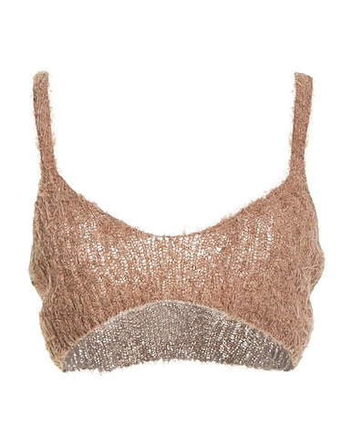 SOLOTRE Top Camel 83% Laine de lama, 13% Soie, 4% Polyamide