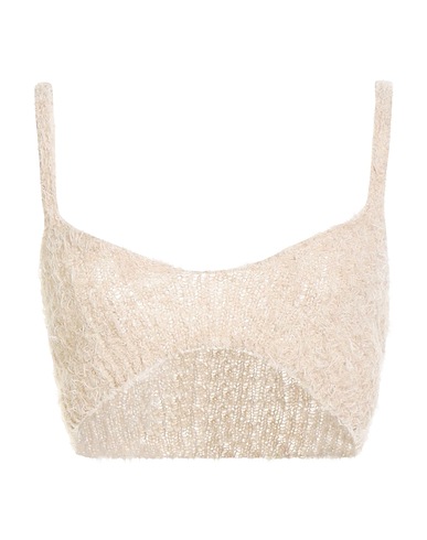 SOLOTRE Top Sabbia 83% Lana di lama, 13% Seta, 4% Poliammide