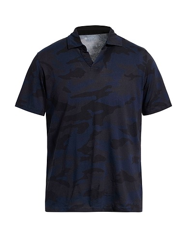 MAJESTIC FILATURES Polo shirt Midnight blue 100% Cotton