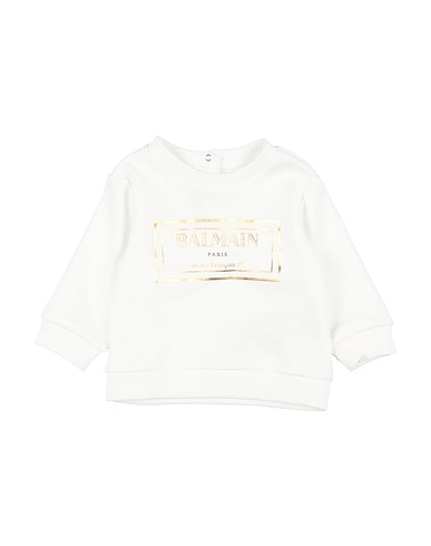 BALMAIN Sweatshirt Weiß 100% Baumwolle