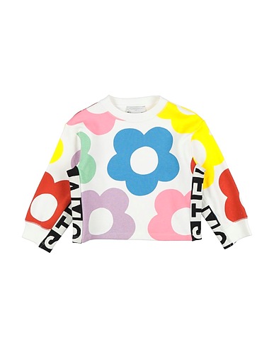 STELLA McCARTNEY KIDS Felpa Bianco 80% Cotone organico, 20% Poliestere, Elastan