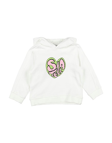 STELLA McCARTNEY KIDS Sweatshirt White 100% Organic cotton, Elastane, Polyester