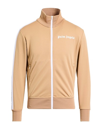 PALM ANGELS Sweatshirt Camel 100% Recycled polyester, Elastane