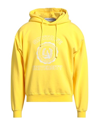 DEPARTMENT 5 Hooded track jacket  Yellow 100% Cotton