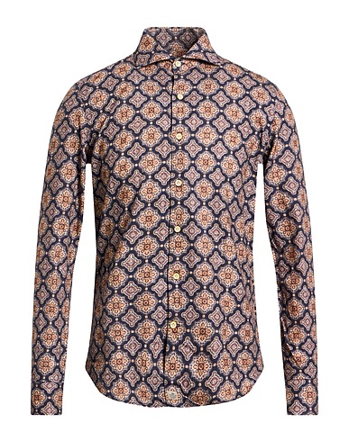 SONRISA Patterned shirt Midnight blue 100% Cotton