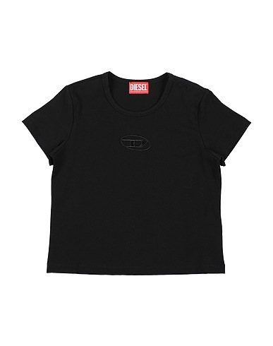 DIESEL Ｔシャツ ブラック コットン 93% / ポリウレタン 7%