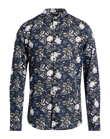 LANDEK® PARK Patterned shirt Midnight blue 100% Cotton