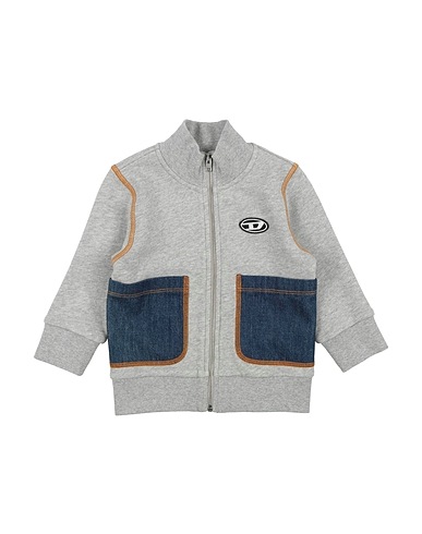 DIESEL Sweatshirt Light grey 100% Cotton