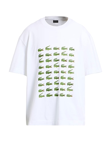 LACOSTE T-Shirt Weiß 100% Baumwolle