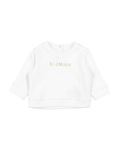 BALMAIN Sweatshirt White 100% Cotton, Elastane