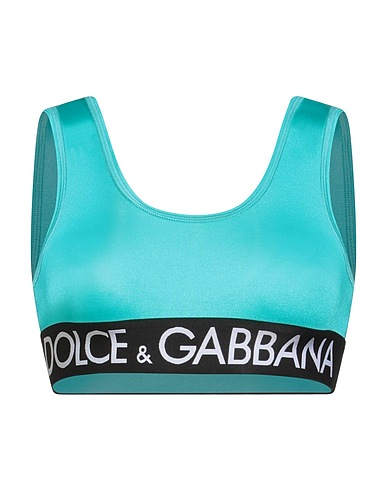 DOLCE&GABBANA Top Tūrkis 80% Polyamid, 20% Elastan, Polyester