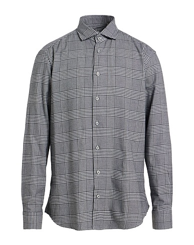 BASTONCINO Patterned shirt Black 100% Cotton