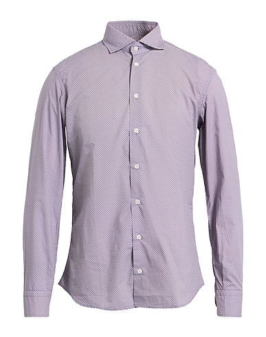 BASTONCINO Patterned shirt Blue 100% Cotton