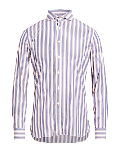 AGHO Striped shirt Navy blue 100% Cotton