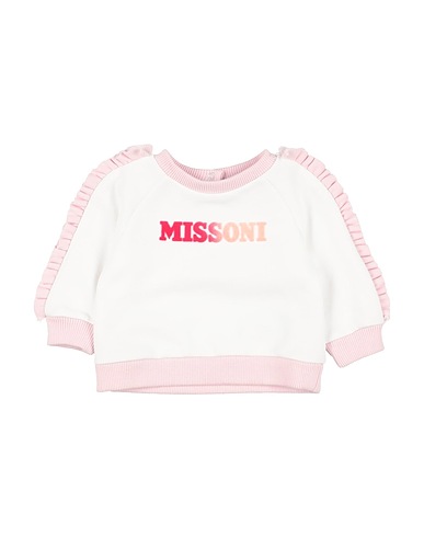 MISSONI KIDS Felpa Bianco 100% Cotone