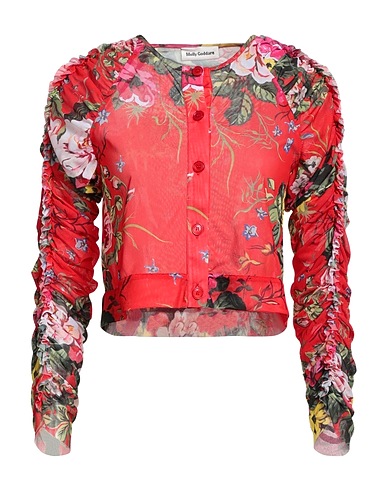 MOLLY GODDARD Chemises et chemisiers à fleurs 100% Polyester