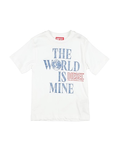 DIESEL T-shirt White 100% Cotton
