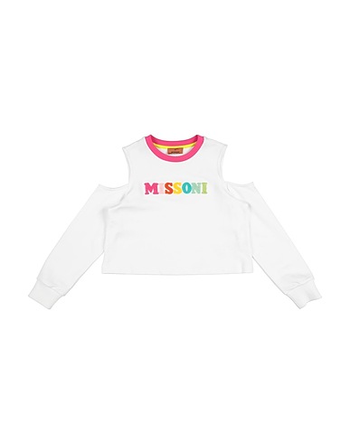 MISSONI KIDS Sweatshirt White 100% Cotton