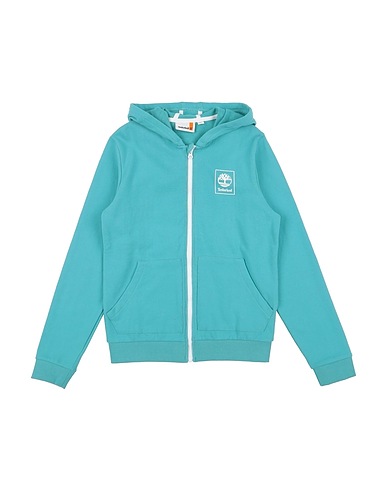 TIMBERLAND Sweatshirt Turquoise 76% Cotton, 24% Polyester