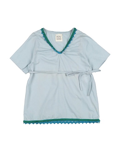 DOUUOD Top Sky blue 100% Cotton
