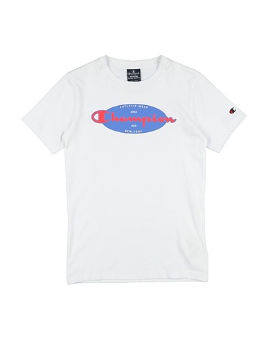 CHAMPION T-shirt White 100% Cotton