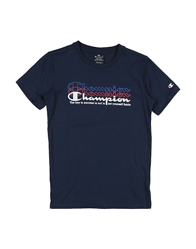 CHAMPION T-shirt Midnight blue 100% Cotton