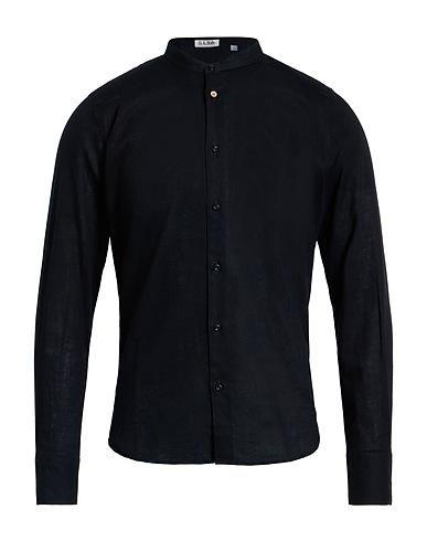 S.L.56 Solid color shirt 55% Linen, 45% Cotton