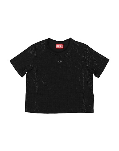 DIESEL Top Schwarz 100% Baumwolle