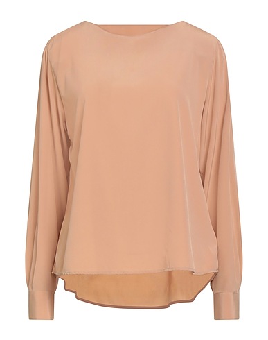 CALIBAN Top Light brown 93% Silk, 7% Elastane