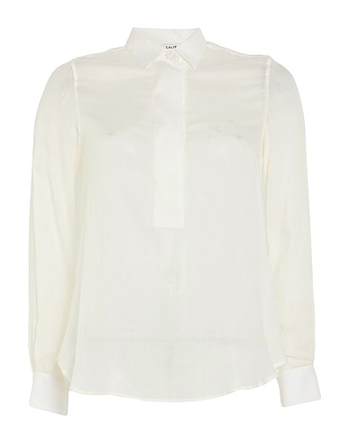 CALIBAN Top Cream 85% Viscose, 15% Wool