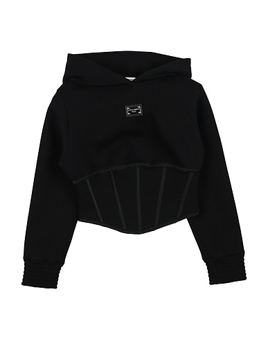 DOLCE&GABBANA Sweatshirt Black 98% Cotton, 2% Polyester