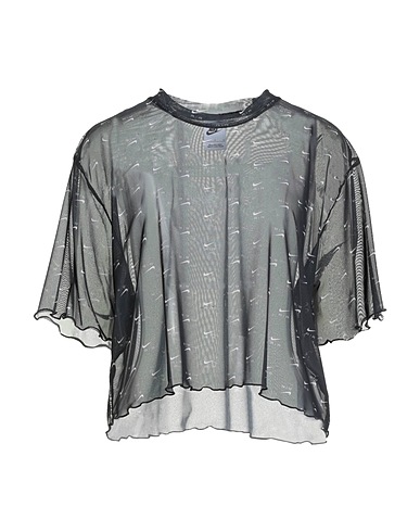 NIKE Top Black 90% Polyester, 10% Elastane