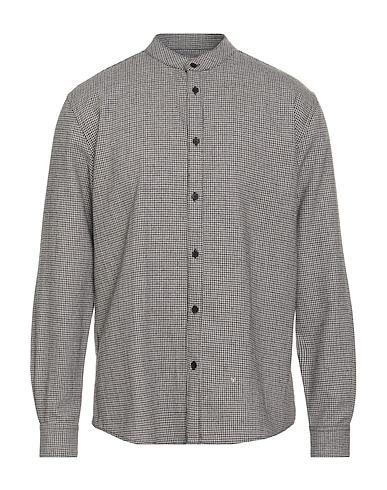 MINIMUM Patterned shirt 70% Polyester, 30% Wool